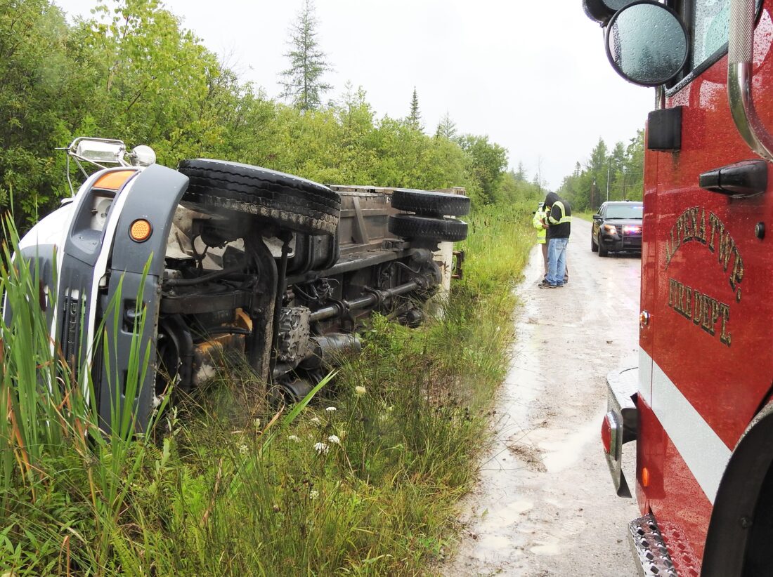 No injuries in garbage truck rollover News, Sports, Jobs The Alpena